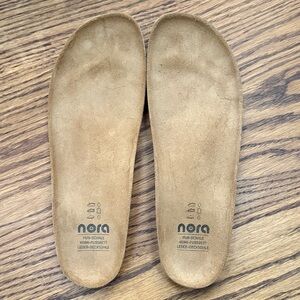 Nora Tan cork Shoe Insoles.  Size 11.  198/44